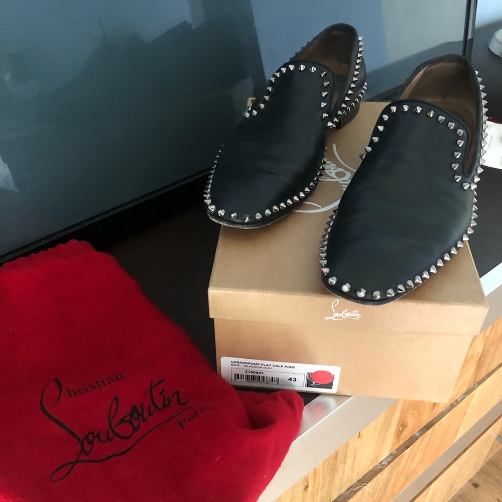 🩸Studded Christian Louboutin Loafers 🩸